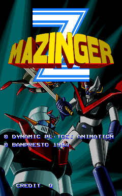Mazinger Z (World) Title Screen